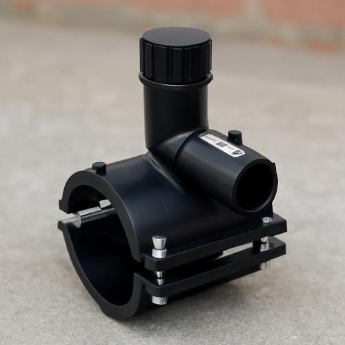 Хомут засверловочный полиэтиленовый 225х63 PE 100 ГОСТ 18599-2001