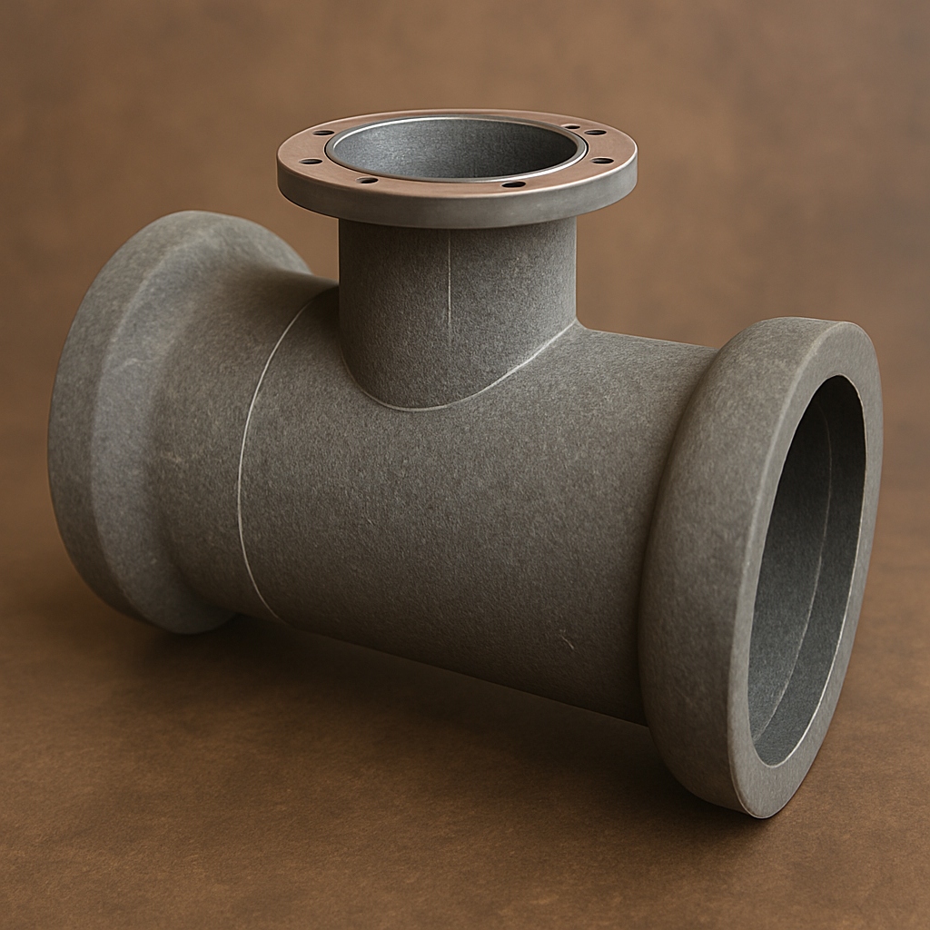 Тройник раструб-фланец чугунный ТРФ 600х200 мм ГОСТ 5525-88