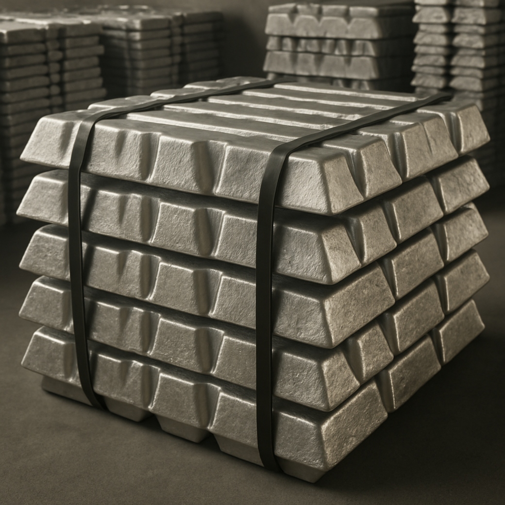 Чушка алюминиевая 10 кг АМг5К ГОСТ 1583-93